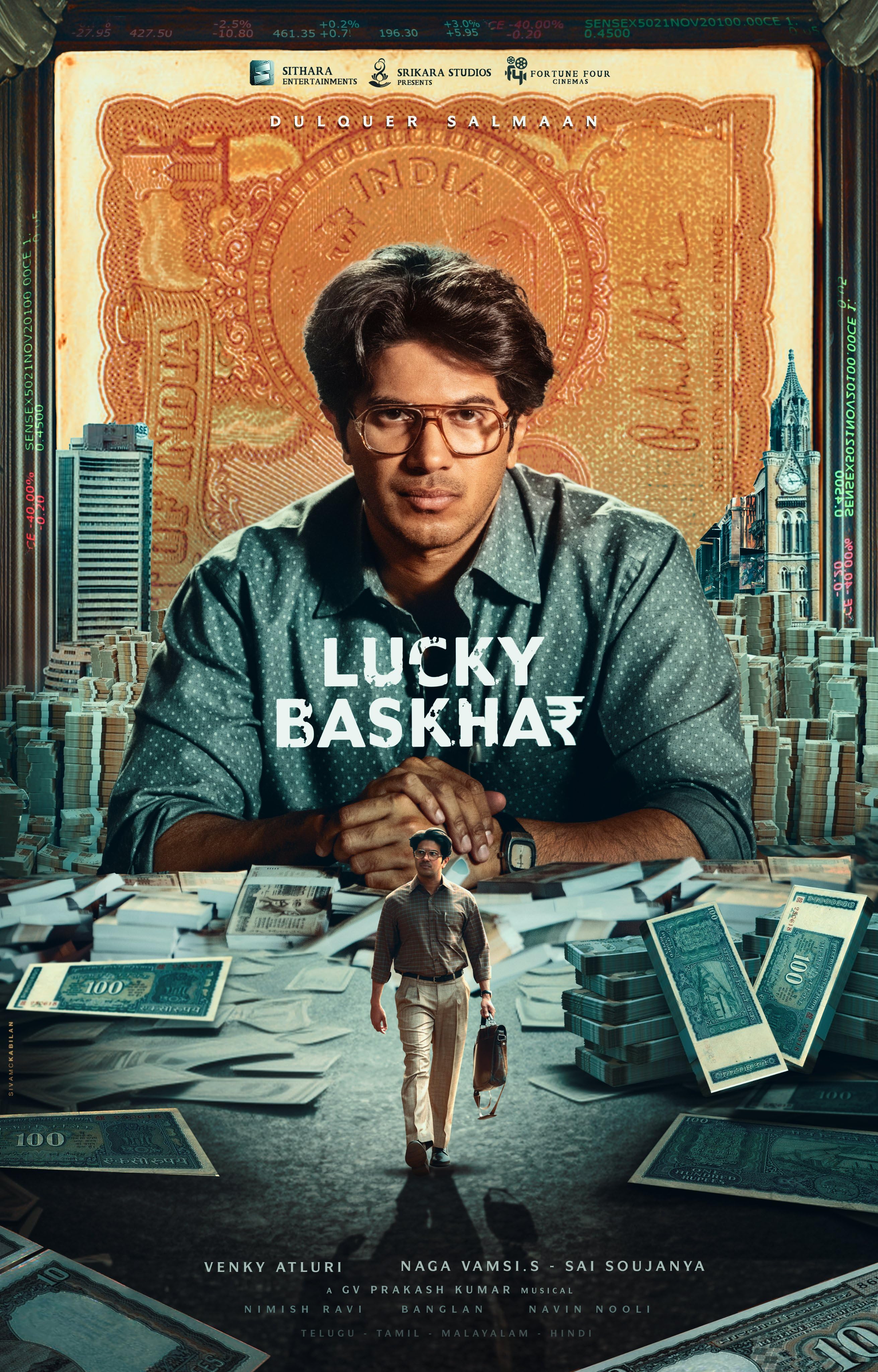Lucky Baskhar 2024 ORG Hindi Dubbed 1080p | 720p | HEVC | 480p NF HDRip ESub Download
