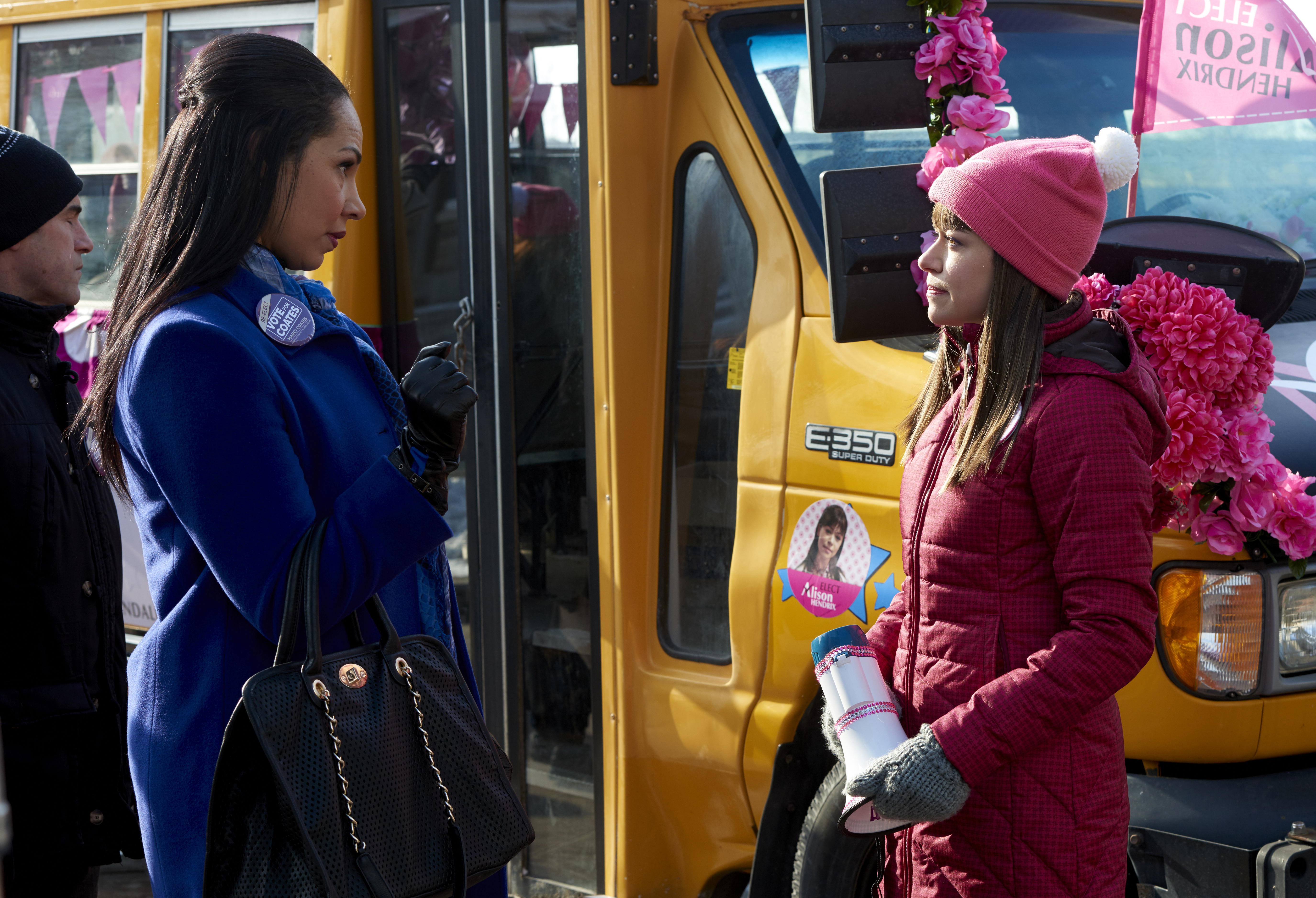 Amanda Brugel and Tatiana Maslany in Orphan Black (2013)