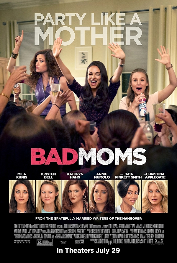 Movie poster for BAD MOMS (UA rated)