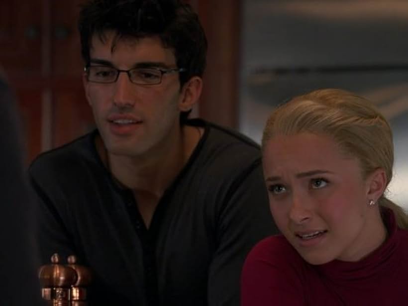 Hayden Panettiere and Justin Baldoni in Heroes (2006)