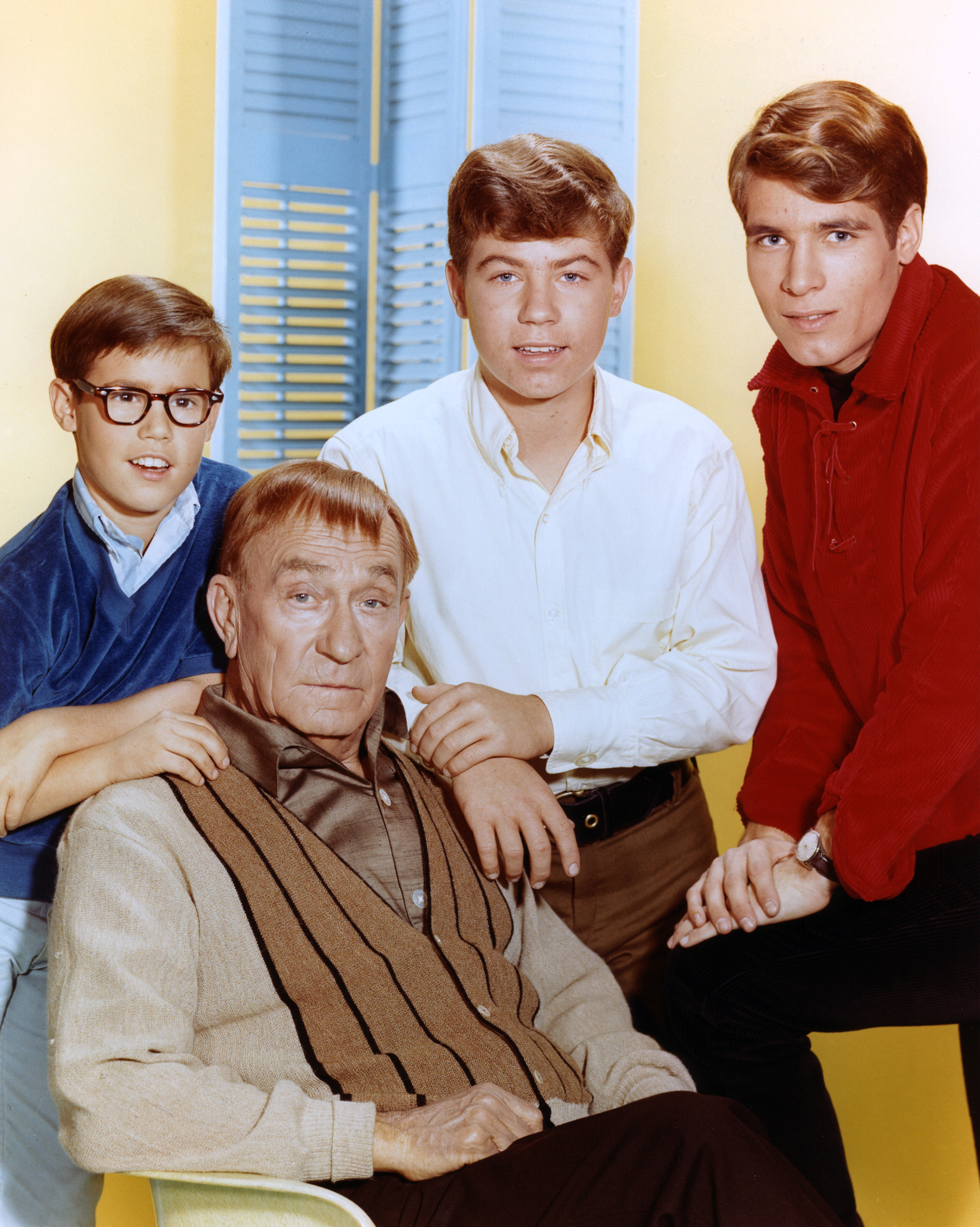 William Demarest, Don Grady, Barry Livingston, and Stanley Livingston at an event for My Three Sons (1960)