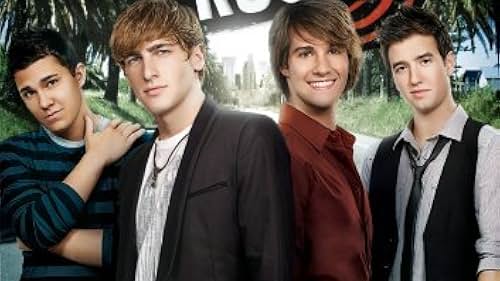 Big Time Rush on set of their TV show