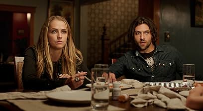 Teresa Palmer and Alexander DiPersia in Lights Out (2016)