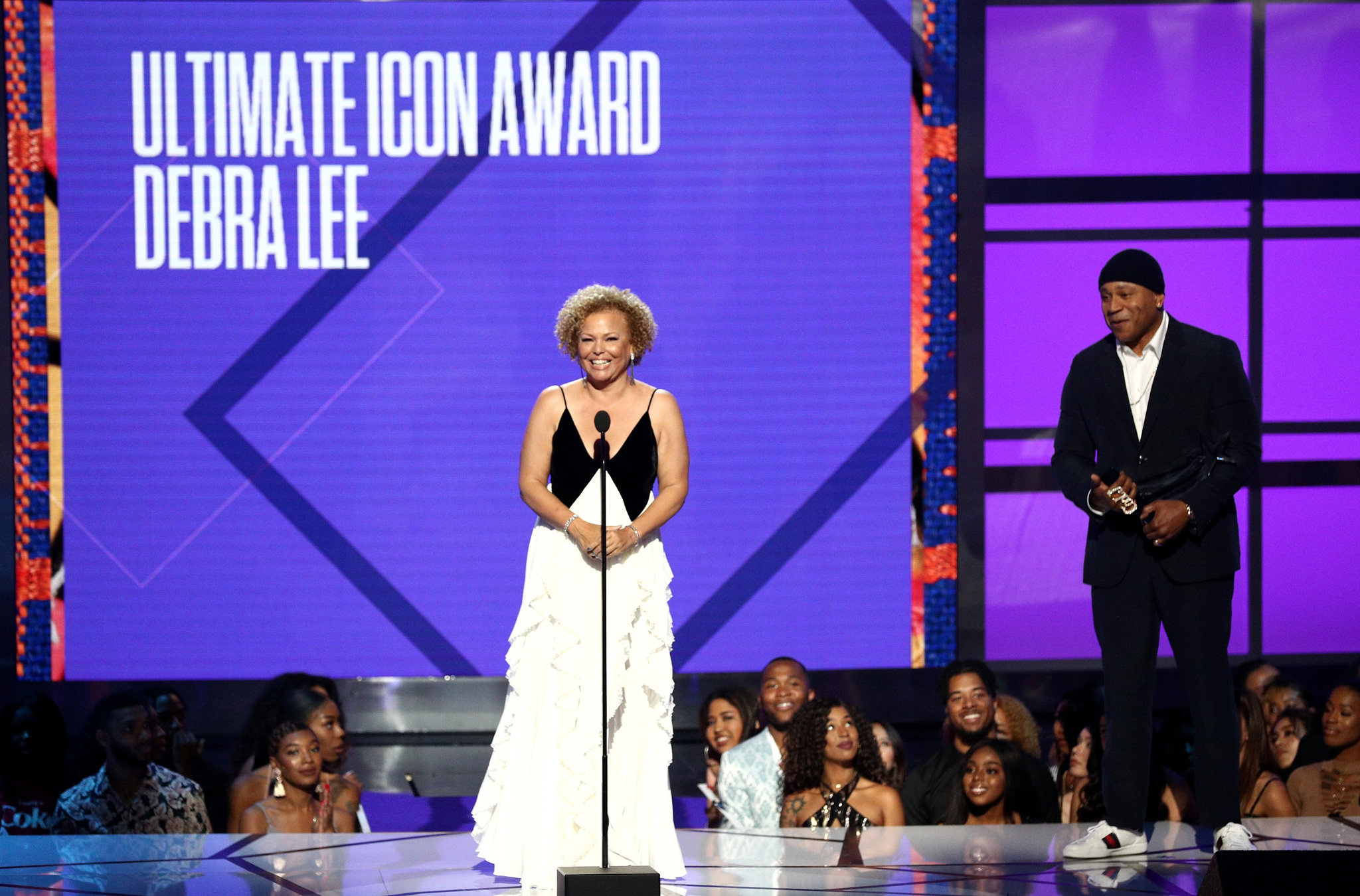 LL Cool J and Debra Lee at an event for BET Awards 2018 (2018)