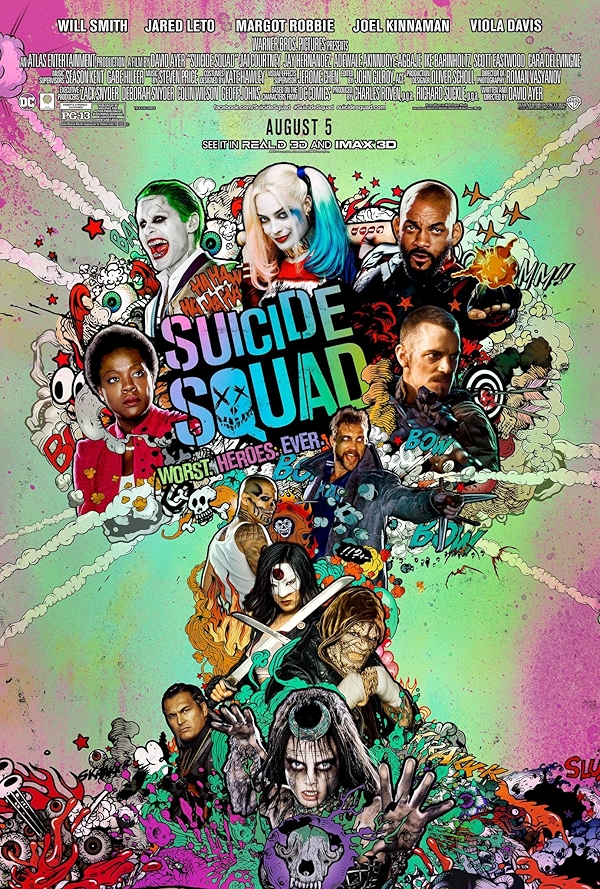 Movie poster for SUICIDE SQUAD (UA rated)
