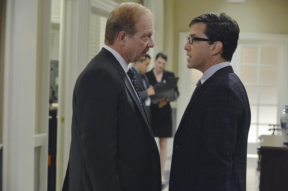 Dan Bucatinsky and Jeff Perry in Scandal (2012)