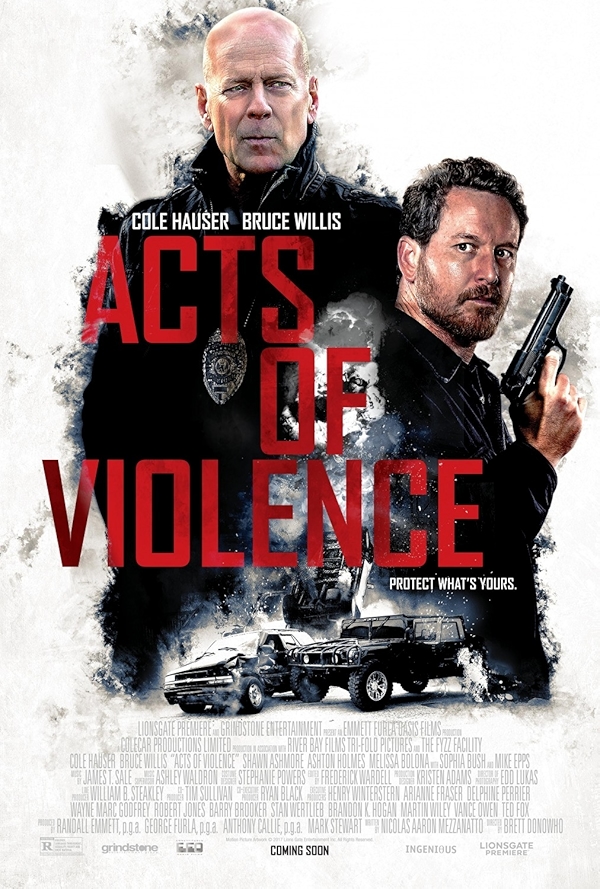 Movie poster for ACTS OF VIOLENCE (A rated)