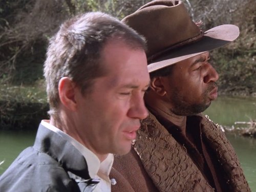 David Carradine and Hal Williams in Kung Fu (1972)