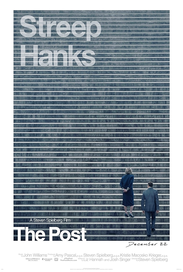 Movie poster for THE POST (UA rated)