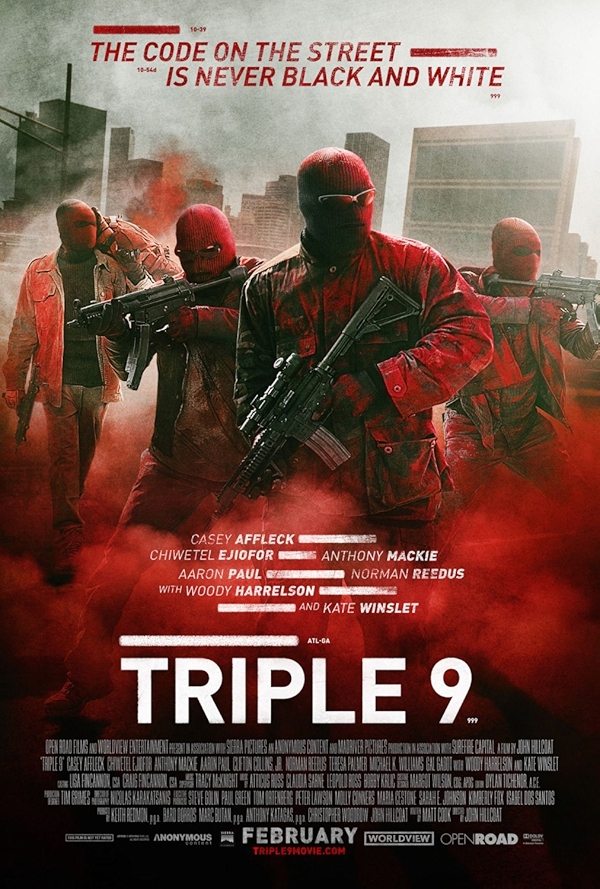 Movie poster for TRIPLE 9 (UA rated)