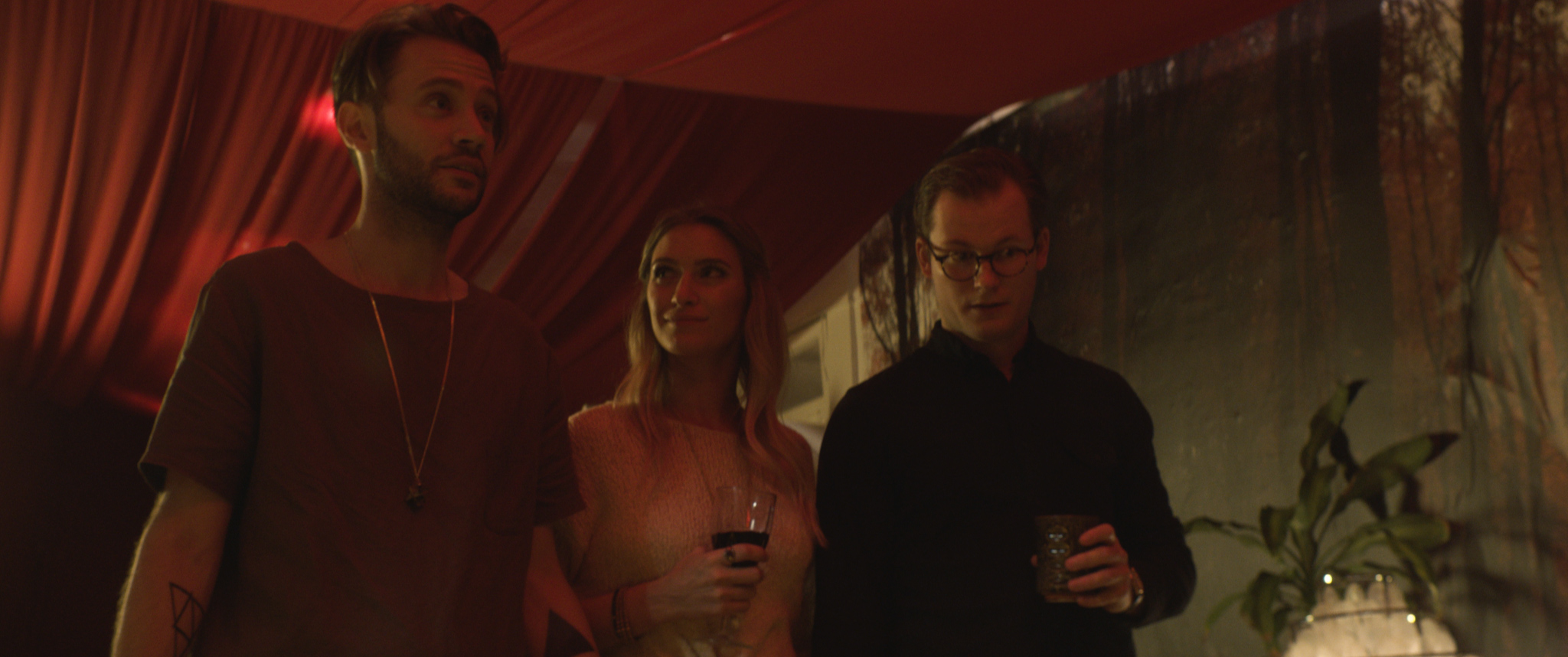 Adam Christy, Brendan McGowan, and Alissa Filoramo in Young Liars (2018)