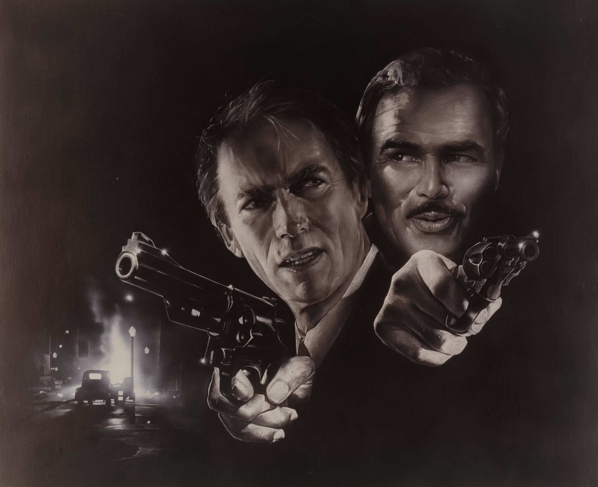 Clint Eastwood and Burt Reynolds at an event for City Heat (1984)