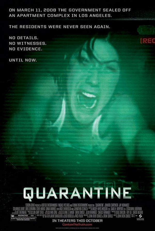 Movie poster for QUARANTINE (UA rated)