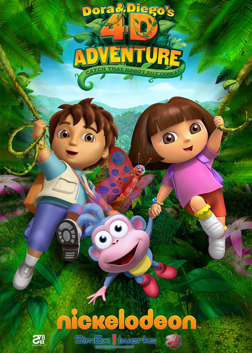 DORAページ Dora and Diego's 4-D Adventure Catch That Robot Butterfly