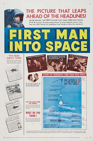 First Man into Space Poster