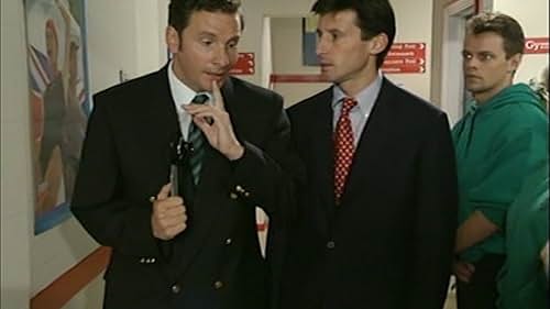Chris Barrie, Russell Porter, and Sebastian Coe in The Brittas Empire (1991)