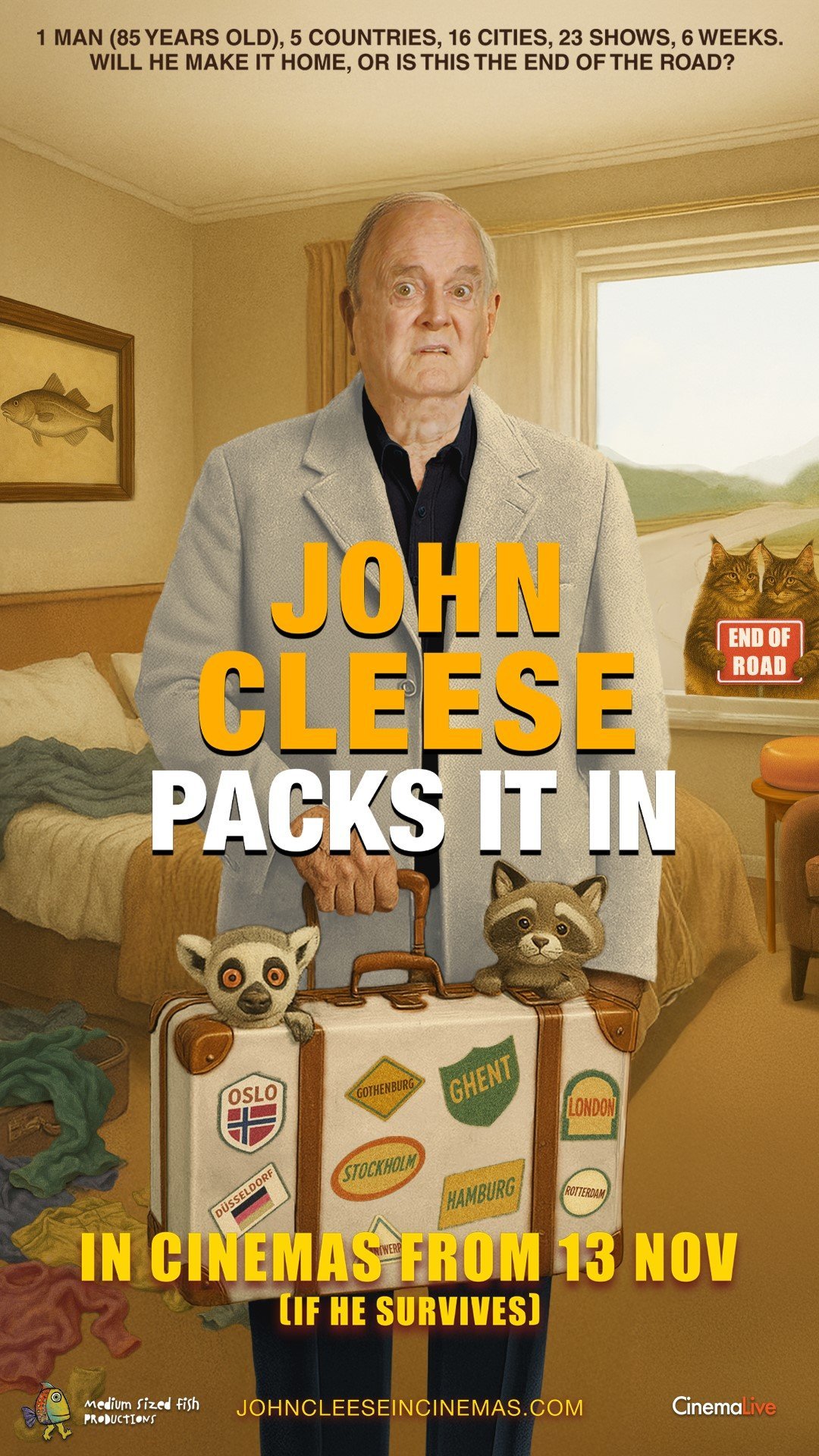 John Cleese Packs It In