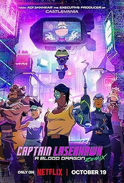 Poster of Captain Laserhawk: A Blood Dragon Remix