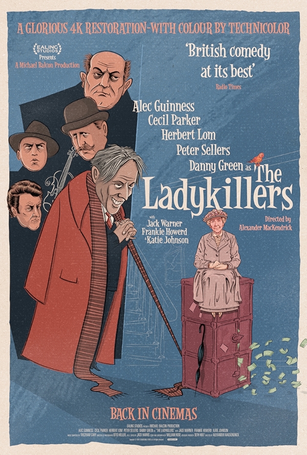 Movie poster for THE LADYKILLERS (UA rated)