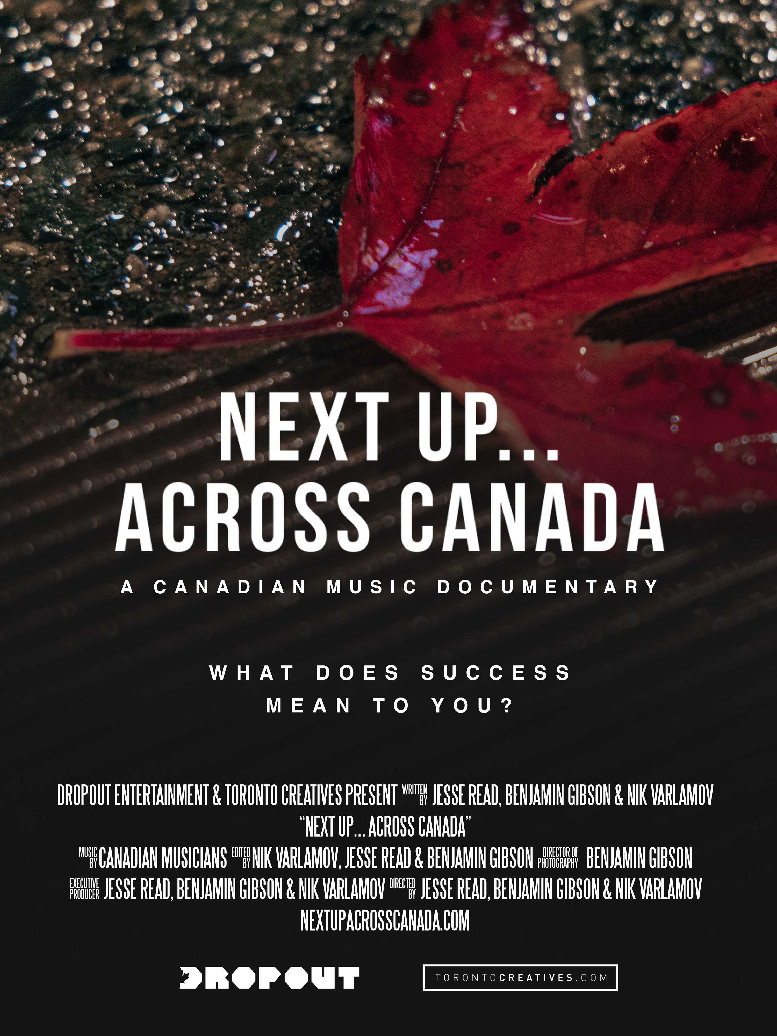 Next Up... Across Canada