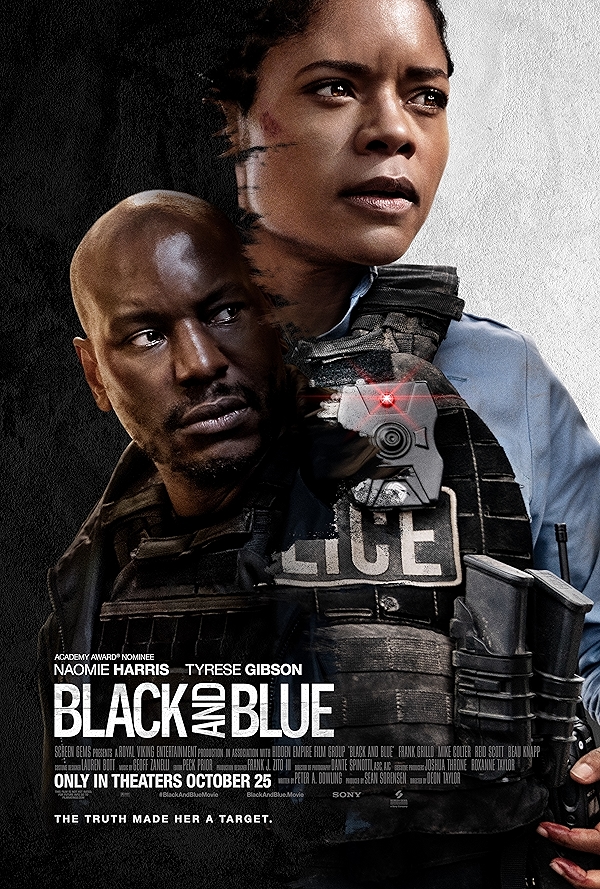 Movie poster for BLACK AND BLUE' (UA rated)