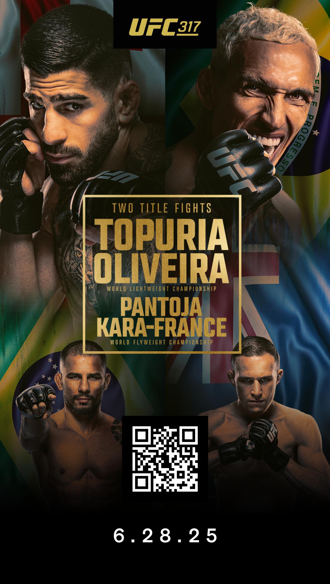 UFC 317: Topuria vs Oliveira in COSM Shared Reality