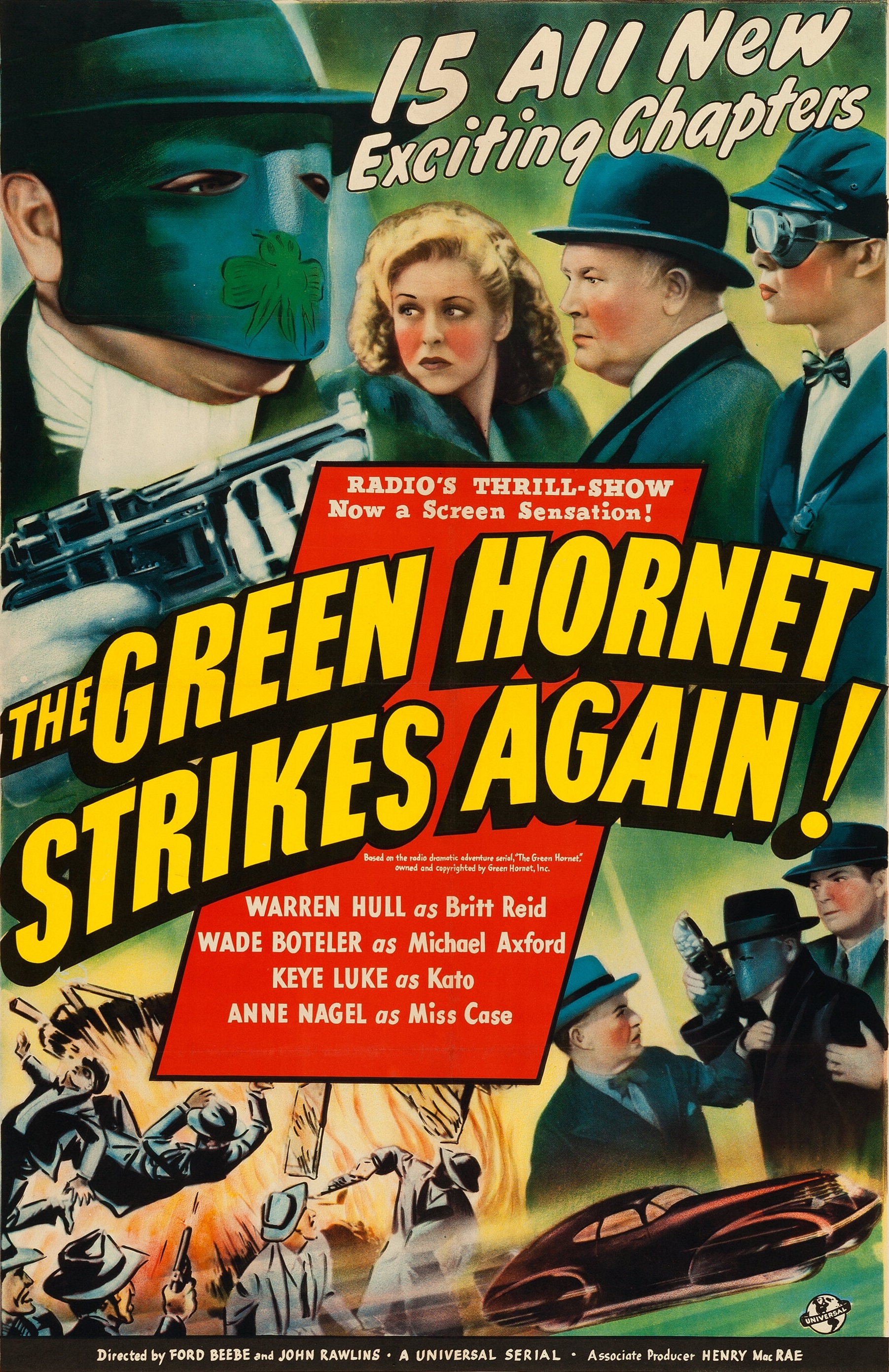 Poster of The Green Hornet Strikes Again!