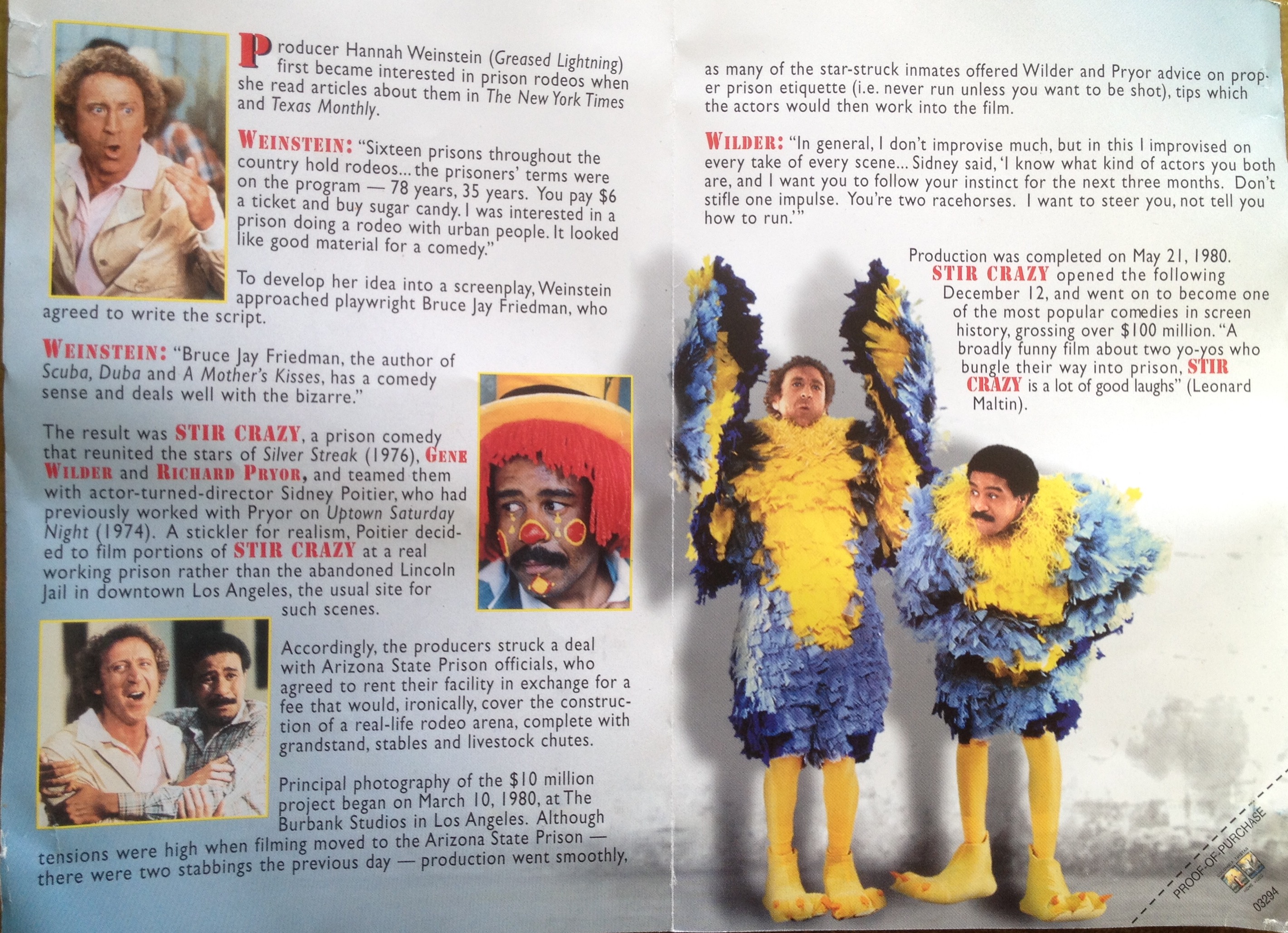 STIR CRAZY USオリジナル映画ポスター Stir Crazy (1980) Original Movie Posters - Posteritati Movie