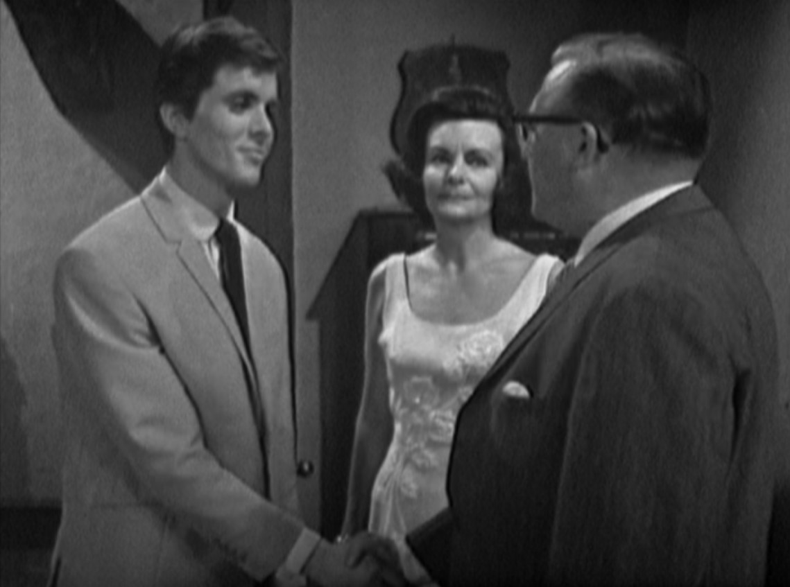 Liz Ashley, Robert Dorning, and Ian Ogilvy in Safe Conduct (1965)