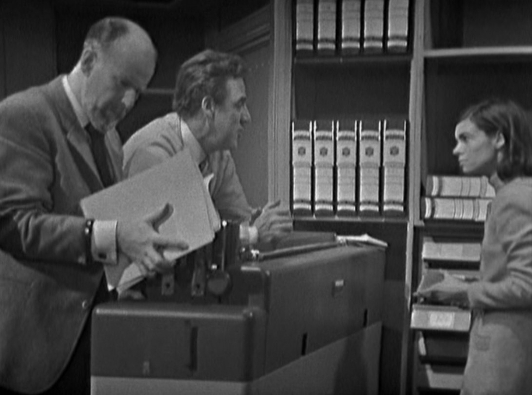 Michael Aldridge, Jill Booty, and Richard Vernon in Inside Out: Part 1 (1967)