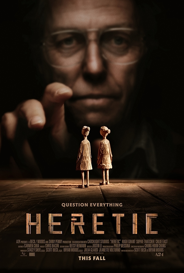 Movie poster for HERETIC (A rated)
