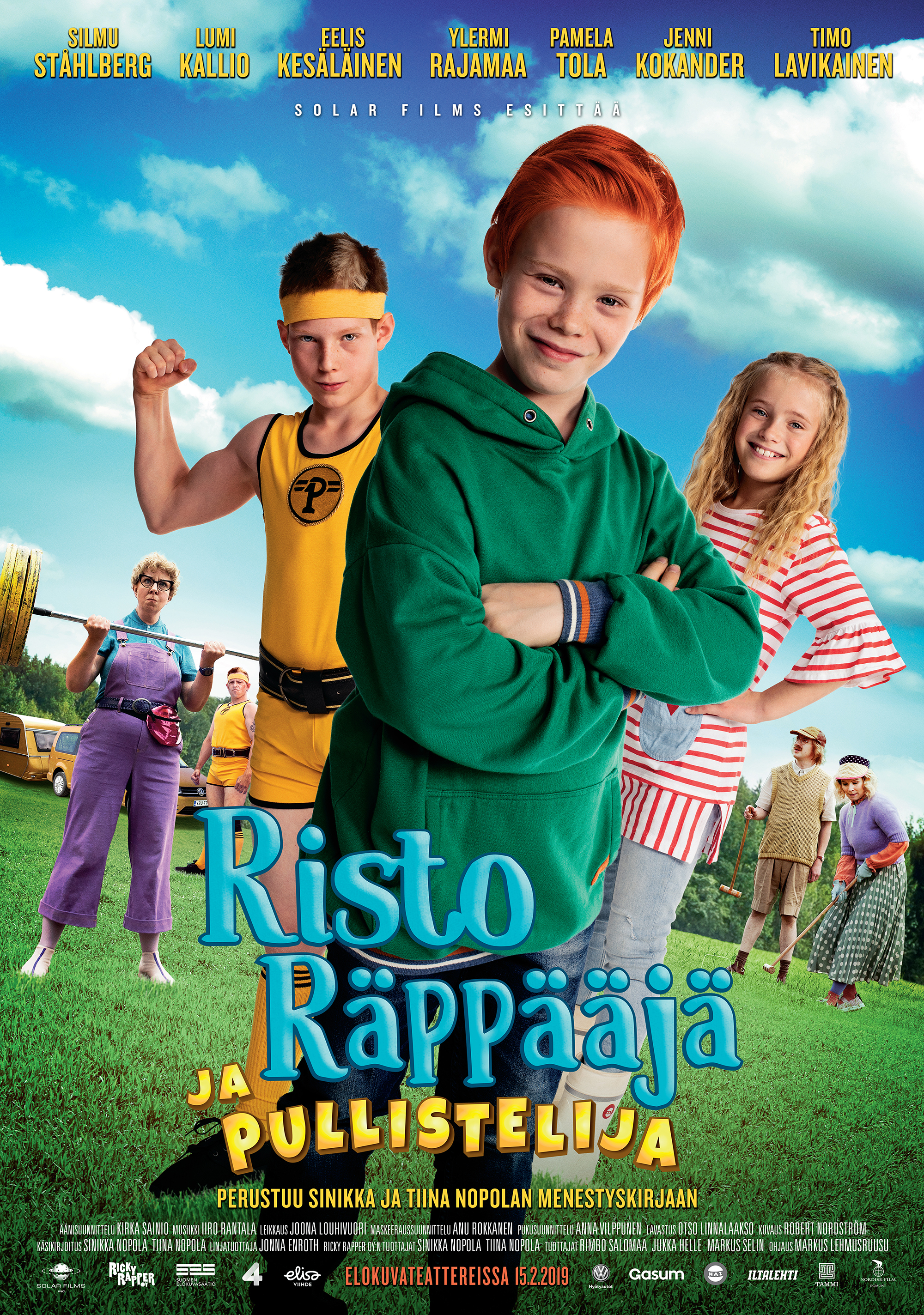 Poster of Risto Räppääjä ja pullistelija