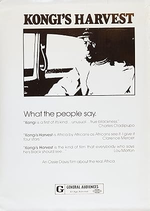 Kongi’s Harvest (1970)