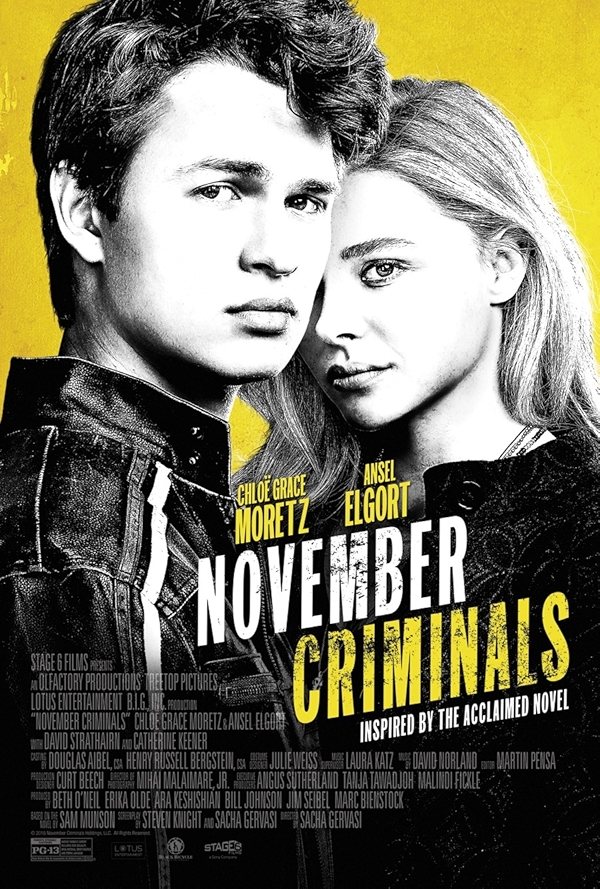 Movie poster for NOVEMBER CRIMINALS (UA rated)