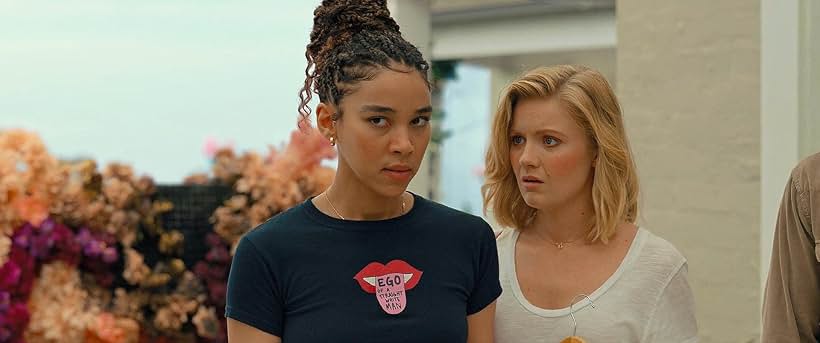 Alexandra Shipp, Hadley Robinson, and Darren Barnet in Anyone But You (2023)