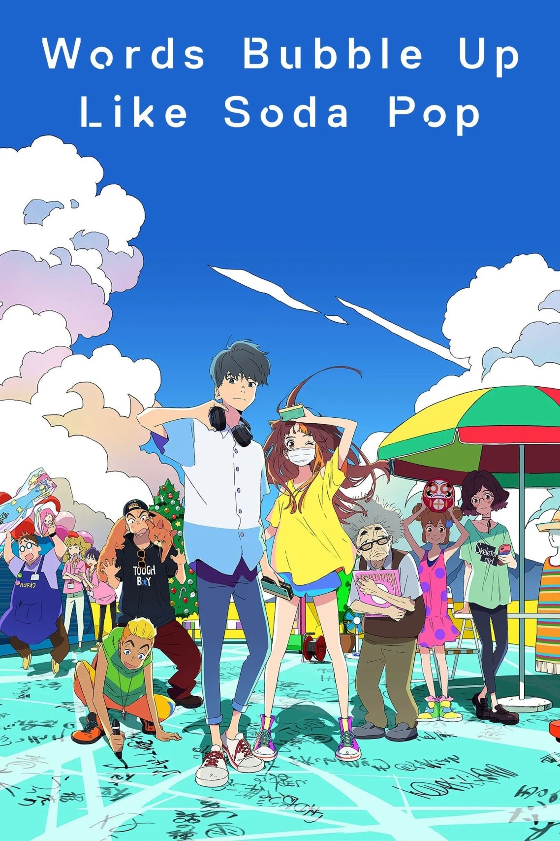 Poster of Words Bubble Up Like Soda Pop