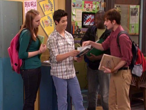 David Henrie and Cosby Siringi in Wizards of Waverly Place (2007)