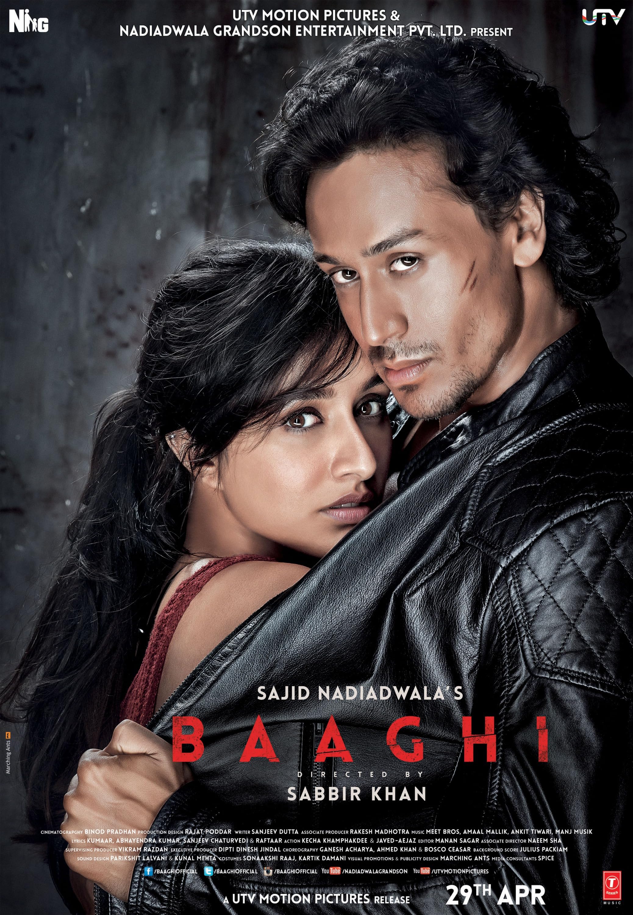 Baaghi 1 2016 Hindi Movie 1080p | 720p | 480p BluRay ESub Download