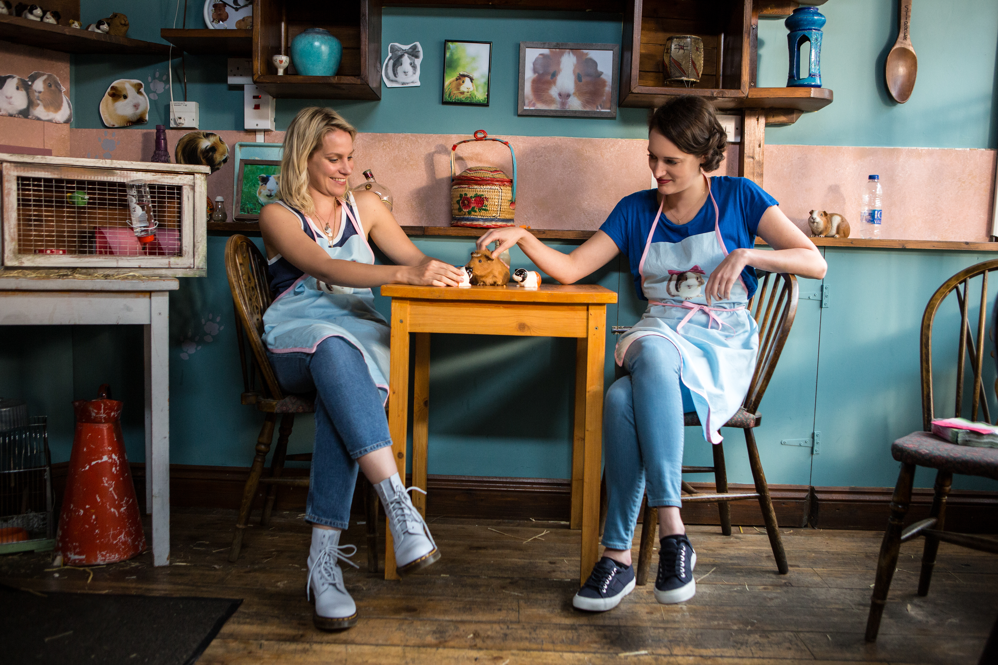 Phoebe Waller-Bridge and Jenny Rainsford in Fleabag (2016)