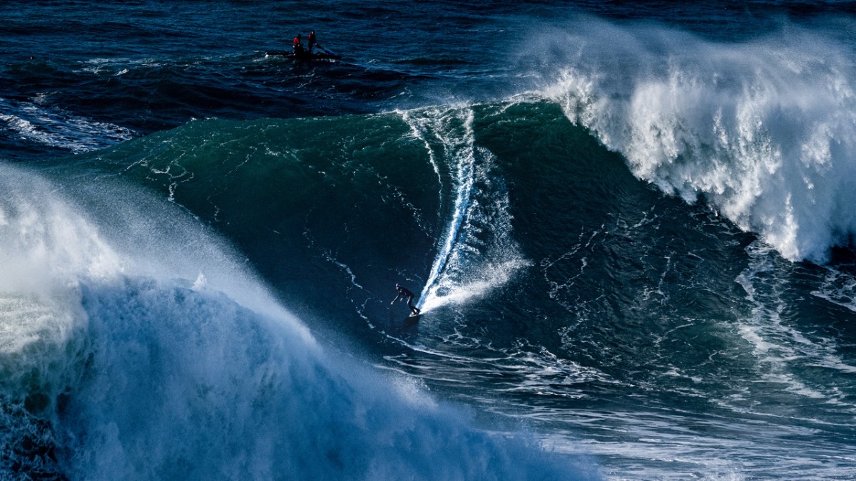 Una ola de treinta metros
