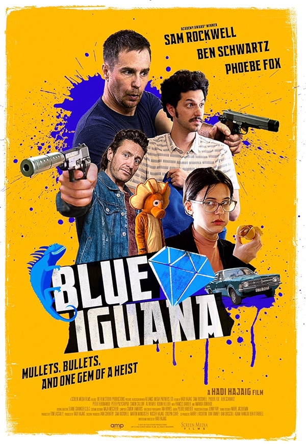 Movie poster for BLUE IGUANA (UA rated)