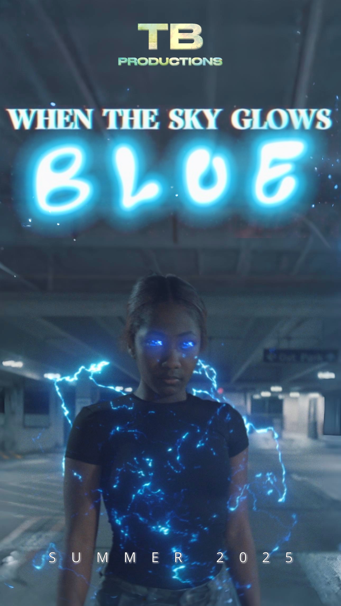 When the Sky Glows Blue