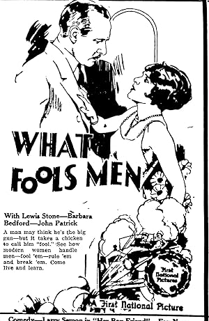 What Fools Men Poster