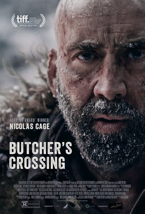 Movie poster for BUTCHERS CROSSING (UA 16+ rated)