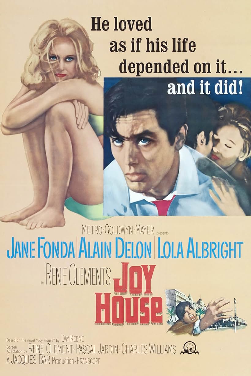 Jane Fonda, Alain Delon, and Lola Albright in Joy House (1964)
