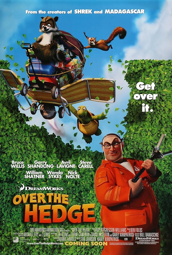 Movie poster for OVER THE HEDGE (U rated)