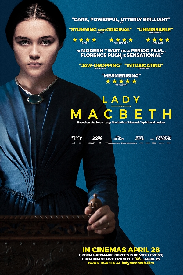Movie poster for LADY MACBETH (UA rated)