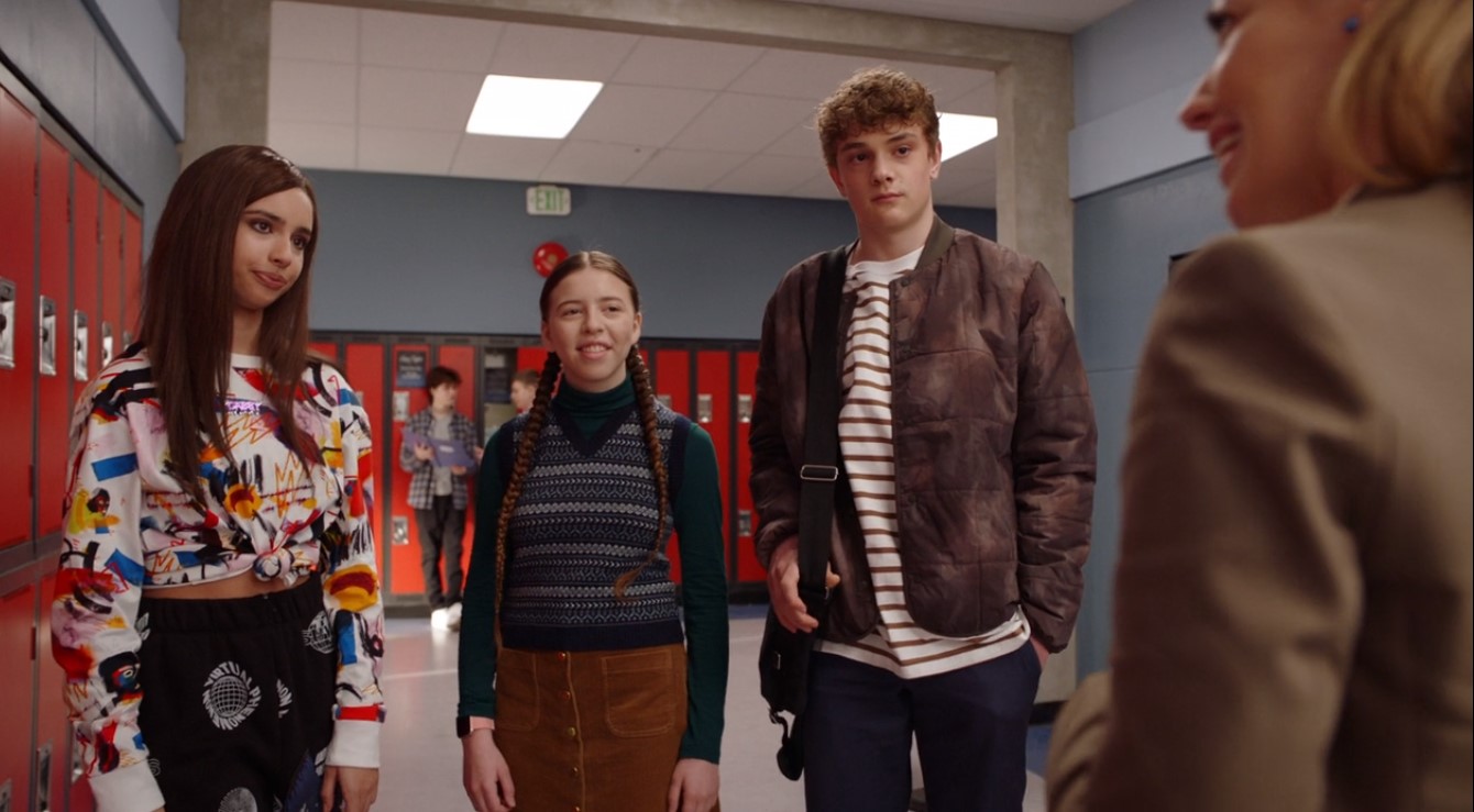 Vincent Muller, Zibby Allen, Bracken Hanke, and Kylie Cantrall in The Fault In Our Star Night, Part Two (2021)