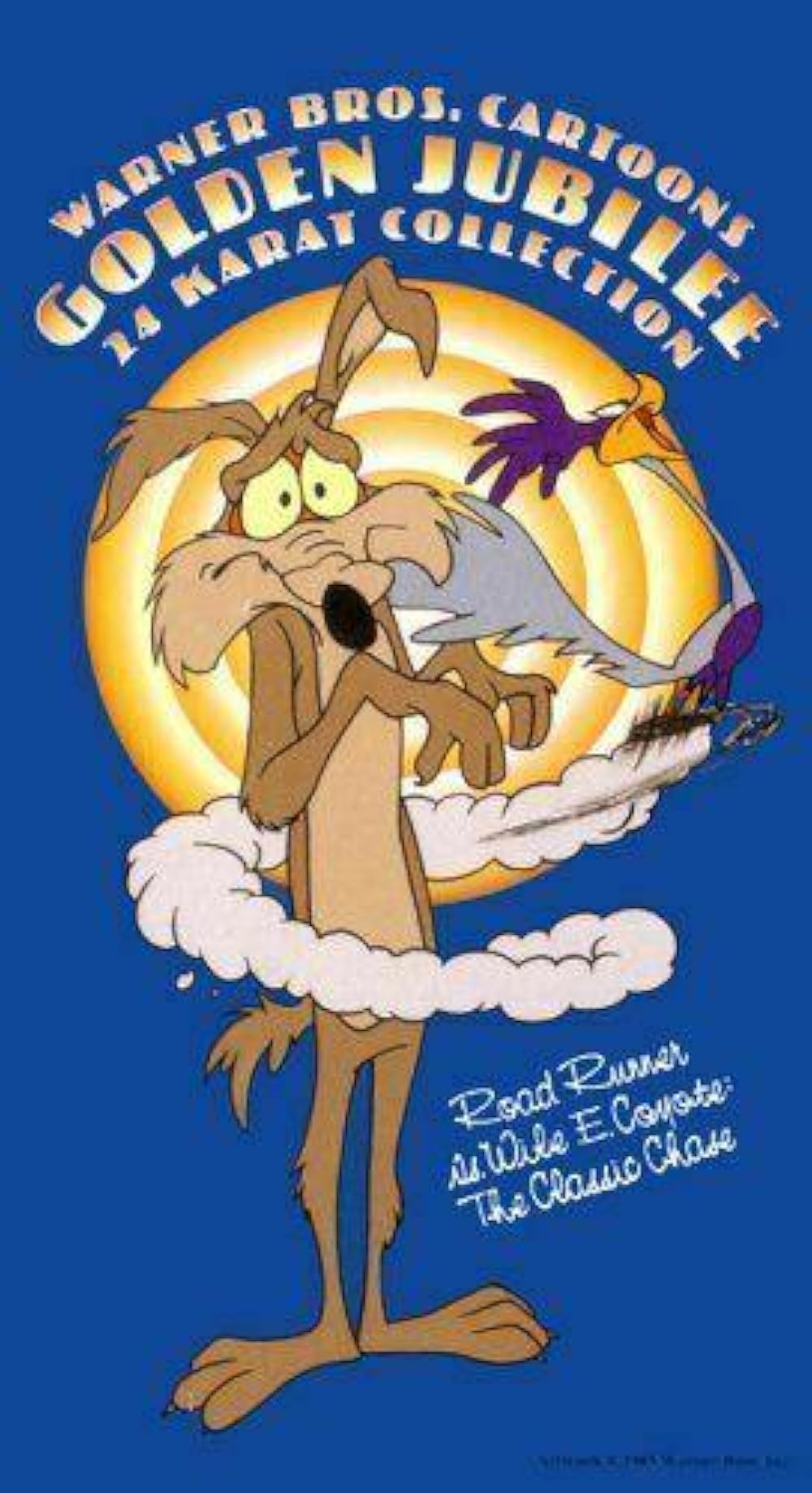 70年代 coyote and the road runner ポスター Roadrunner & Coyote Original Vintage Black Light Poster Beep