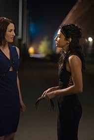 Chyler Leigh and Floriana Lima in Supergirl (2015)
